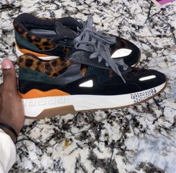 Versace Achilles Animalier Chunky Runner Leopard