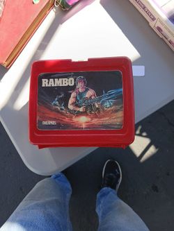 Vintage Rambo Lunchbox