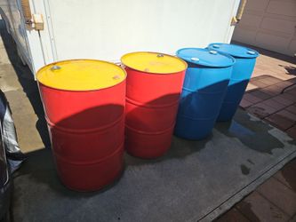 Steel and HDPE 55 Gal Drums