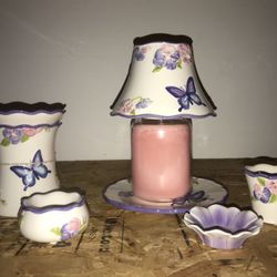 Yankee Candle 2008 Violet Butterfly Accessories