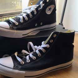 Converse High Top Shoes Black And White