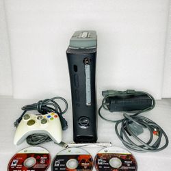 Microsoft Xbox 360 Elite 60GB System, Wired Controller With Gears Of War 1 & 2 