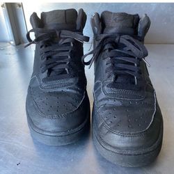 Black Nike court vision. 10.5