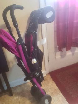 Purple Baby Stroller