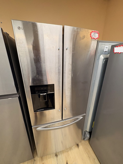 Stainless French Door Refrigerator with Dispenser