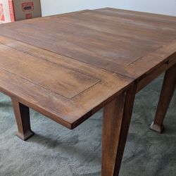 Oak Drawleaf Table