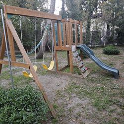 Play Ground Swing Set Slide Tree House
