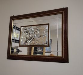 Cuadro De Espejo Con Caballos