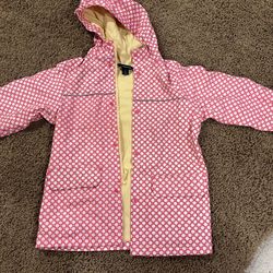 Lands End Girls Rain Coat Size 6x-7