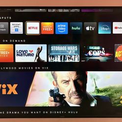 58” Vizio 4k Smart TV + Apple TV + Full Setup (Mount + All Cables Included)