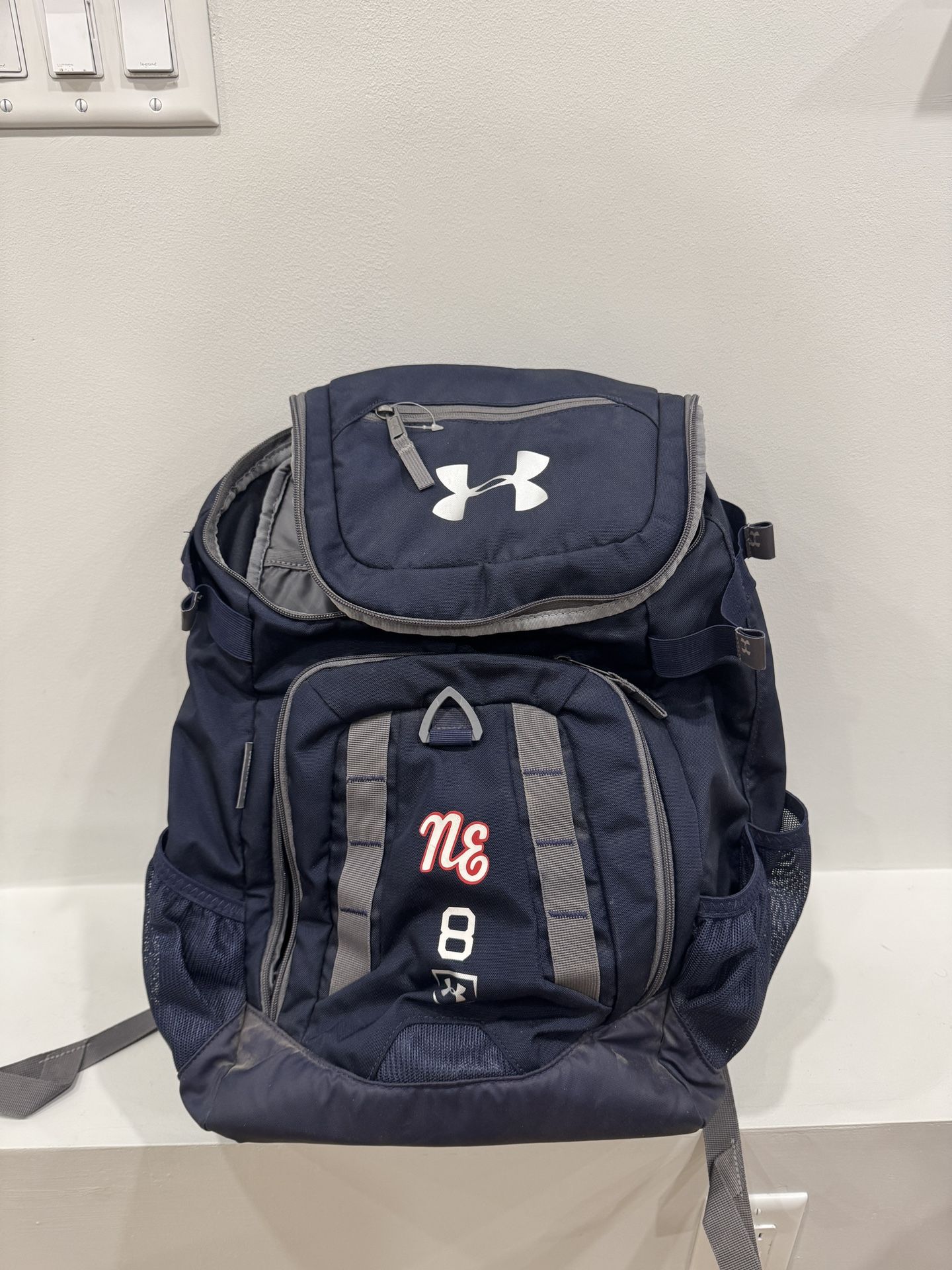 Under Armour Baseball Backpack — Holds 4 Bats — Pick Up Today in Marlborough MA!
