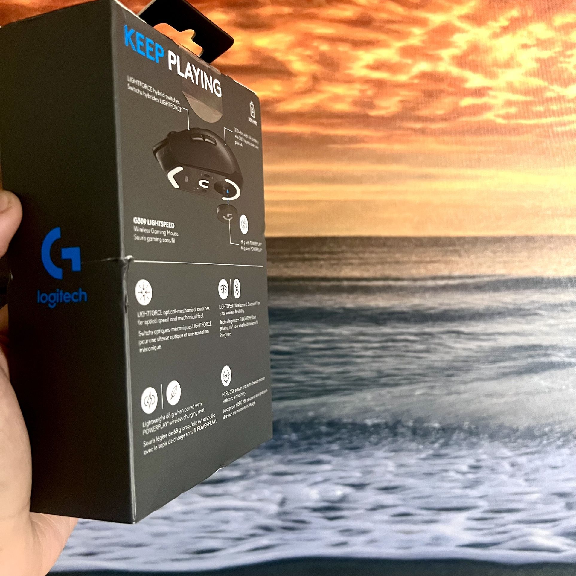 G309 Gaming Mouse Wireless Light speed New Sealed
