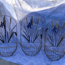 3 Garden Plant Holders