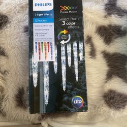 12 Icicles Multi Cool White LED For Indoors And Outdoors