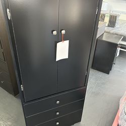 Wardrobe closet available in different colors