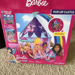 Bulk Toy Lot!!! giant Minnie, mouse, plushy, medium-size Minnie mouse, dance, and skate Minnie, mouse and Barbie, pop-up castle tent