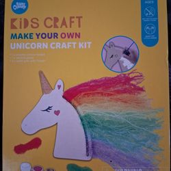 NEW Craft Kit Make Your Own Unicorn With Paint & Yarn
