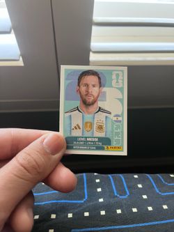 Lionel Messi World Cup Panini Sticker