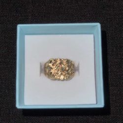 Gold nugget Ring 14kt