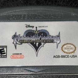 Kingdom Hearts Chain Of Memories GBA Video Game Cartridge Gameboy Advance 