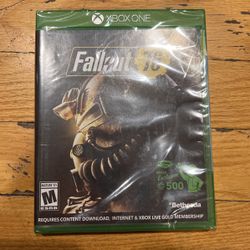 Fallout 76 Xbox One Brand NEW Sealed