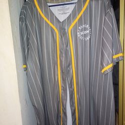 Muhammad Ali Black History Icon Baseball Style Jersey Size 2XL 