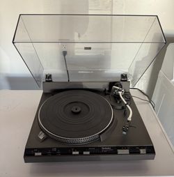 Vintage Technics SL-3360 Direct Drive Automatic Turntable Record Player w/ Dust Cover