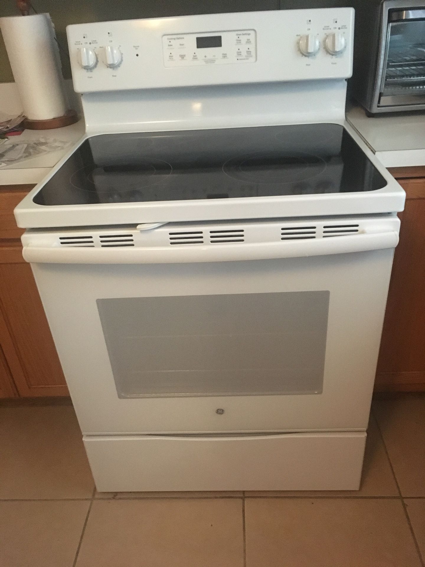GE flat top electric stove. Excellent condition. $250.00