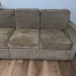 Tan 3 Piece Couch Set 