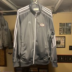 Men’s Large Adidas Georgia Bulldogs Zipper Sweat Jacket 
