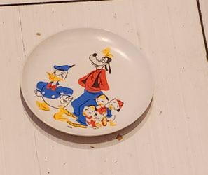 Disney Vintage Plate