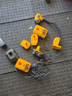 DeWalt batteries and flashlight