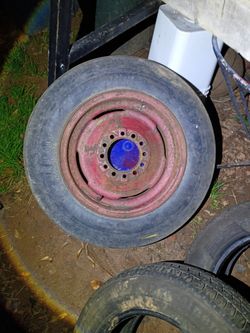 3 rib 16 Universal Tractor tire and rim 