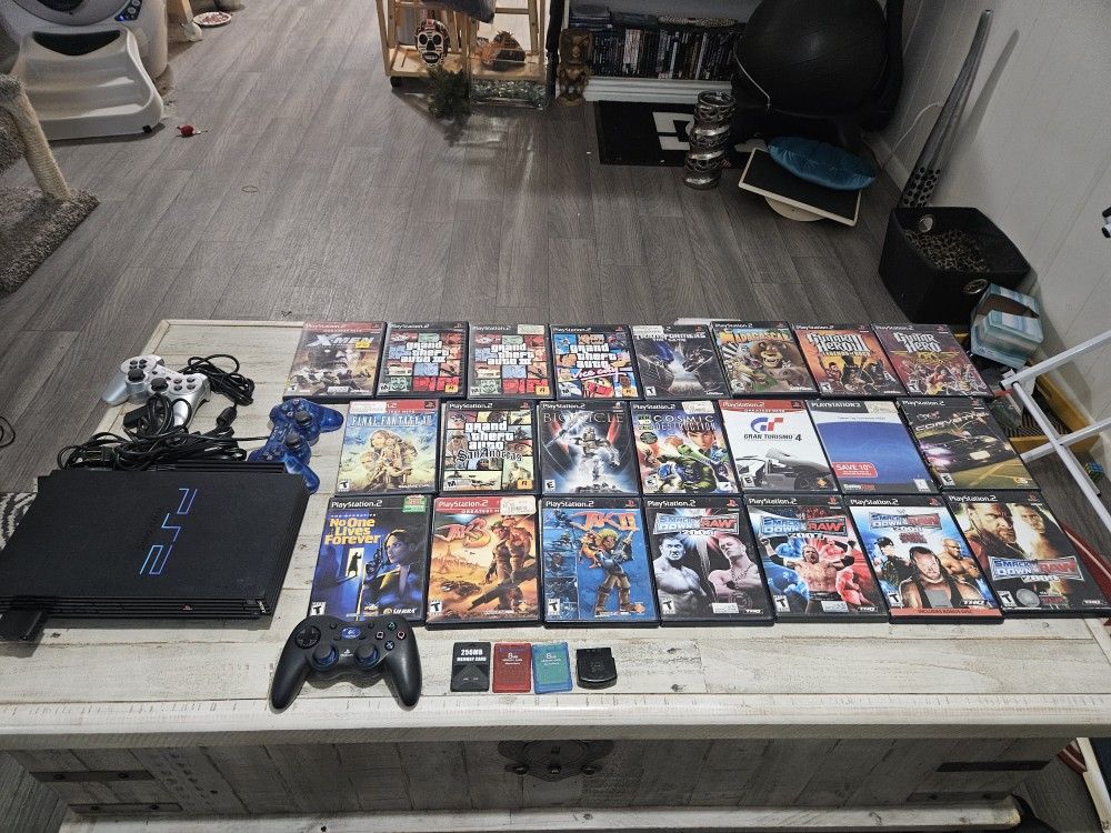 PS2 FAT plus GAMES and More