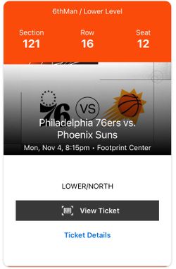 Suns Vs 76ers