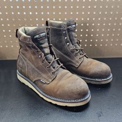 Size 10.5 M Mens Work Boots Soft Toe 