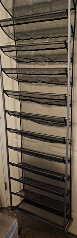 Metal 12 teir shoe rack