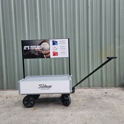 Titleist Push Car With 100 Titleist Pro V1