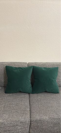 Scandinavian Designs Green throw pillows