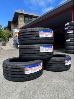 235-45-18 Tires 840 tread wear high mileage warranty 125$ each