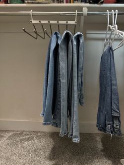Closet hanger organizers space-saving
