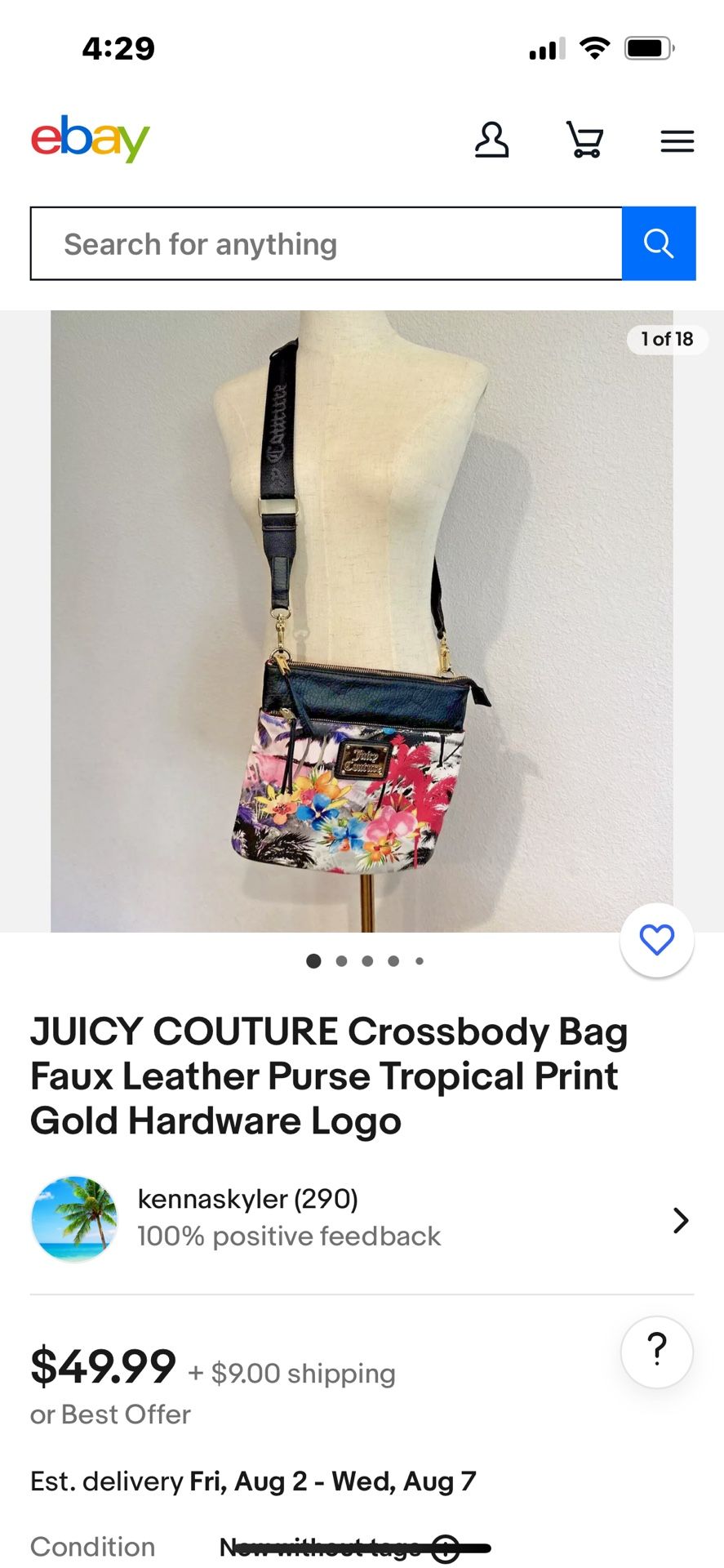 Vintage Juicy Couture Crossbody Bag It’s Super Cute 🥰