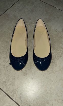Janie and Jack Girl’s Navy Blue Dress Shoes / Ballet Flats, Size 3 Kids