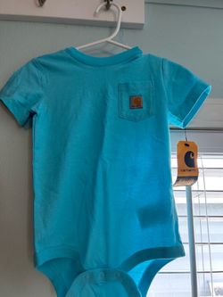 18th month Carhartt infant long-sleeve pocket bodysuit