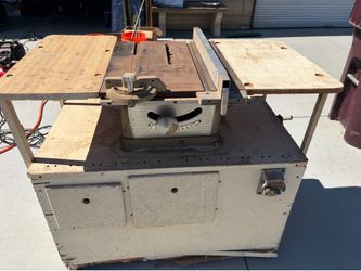 Table saw on stand
