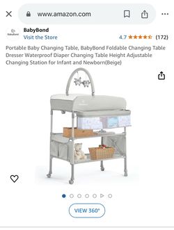 Diaper changing station with same as shown picture