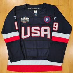 Matthew Tkachuk USA Faceoff Blue Jersey 