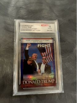 Graded Trump collectible card