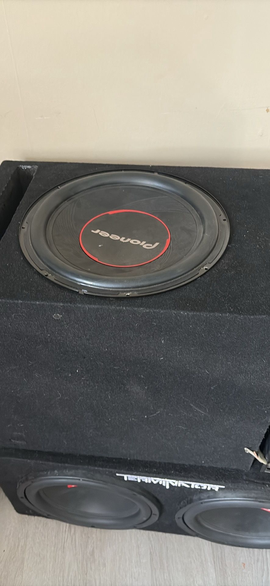 Pioneer Subwoofer With Box
