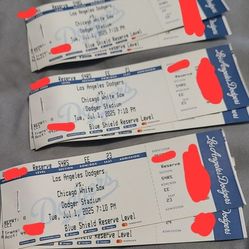 Dodgers Vs White Sox Tickets July 1